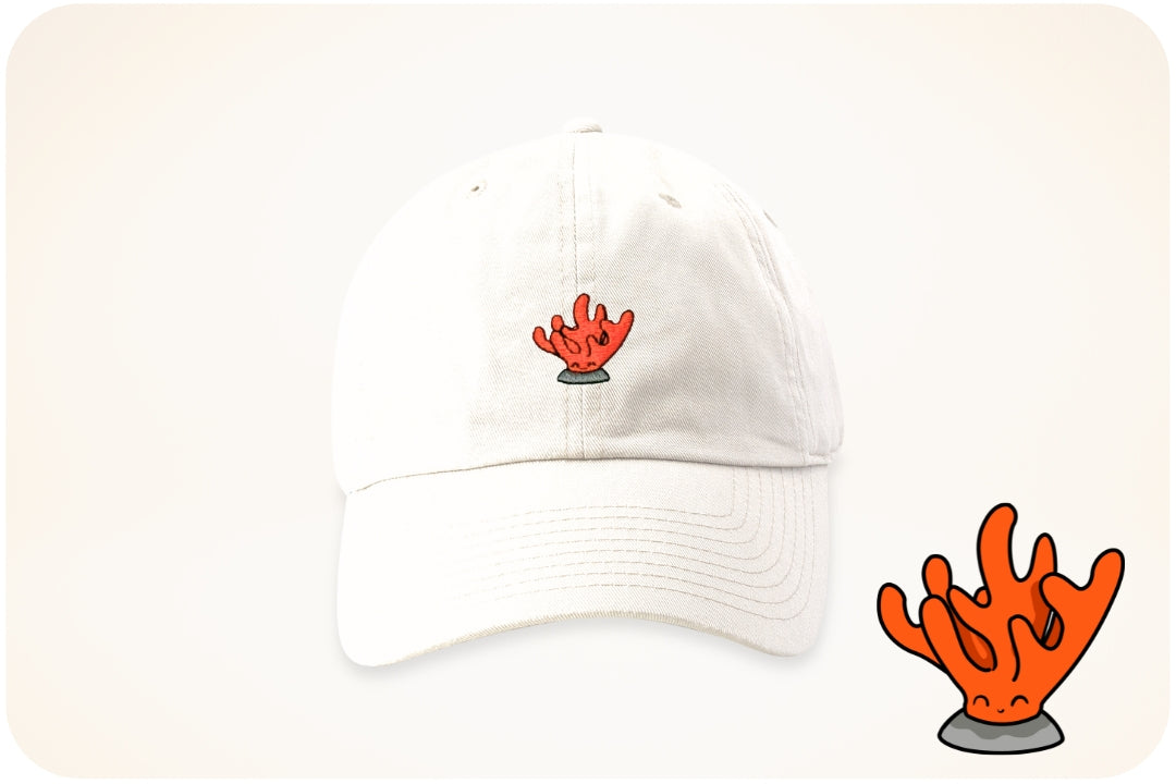Casquette adoption corail