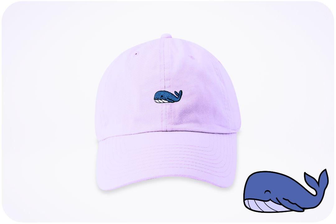 Casquette adoption baleine