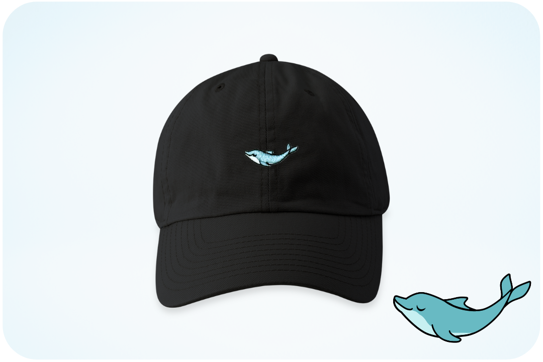 Casquette adoption dauphin