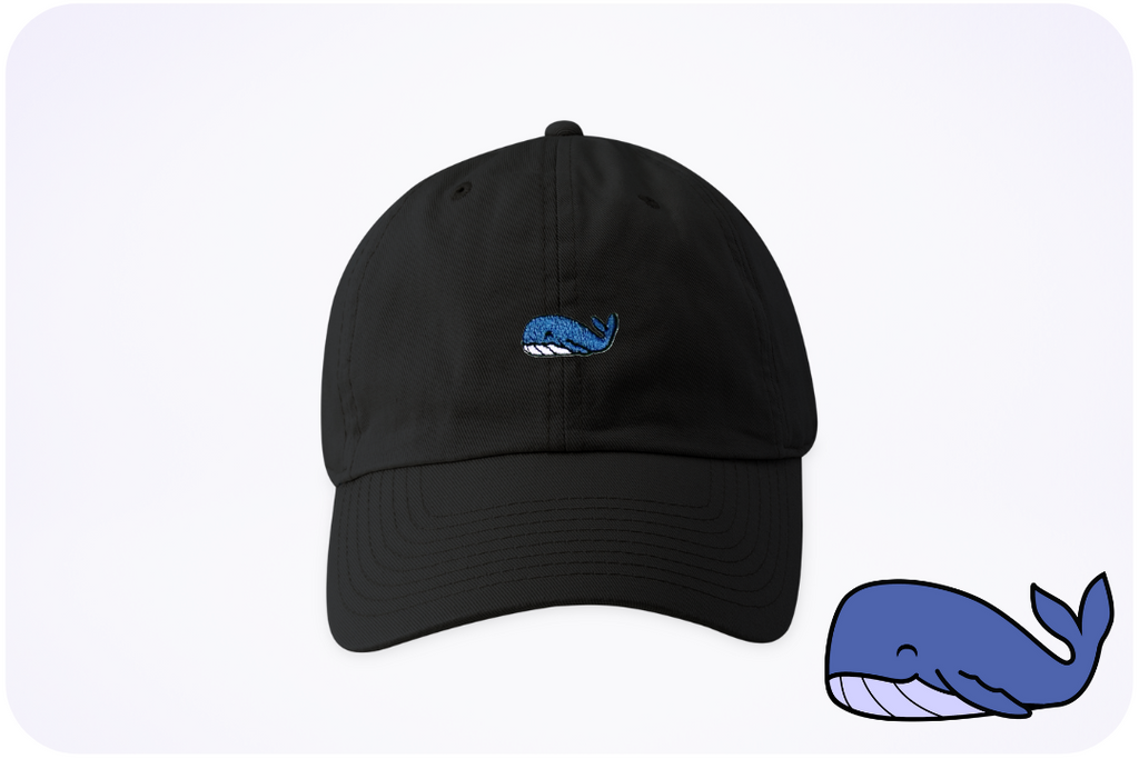 Casquette adoption baleine