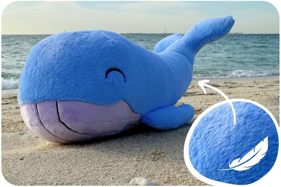 Peluche « Adoption d'une baleine »